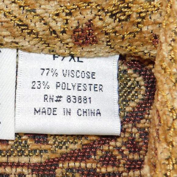 Vintage Flashback BOHO Tapestry Full-Zip Jacket - Picture 7 of 9